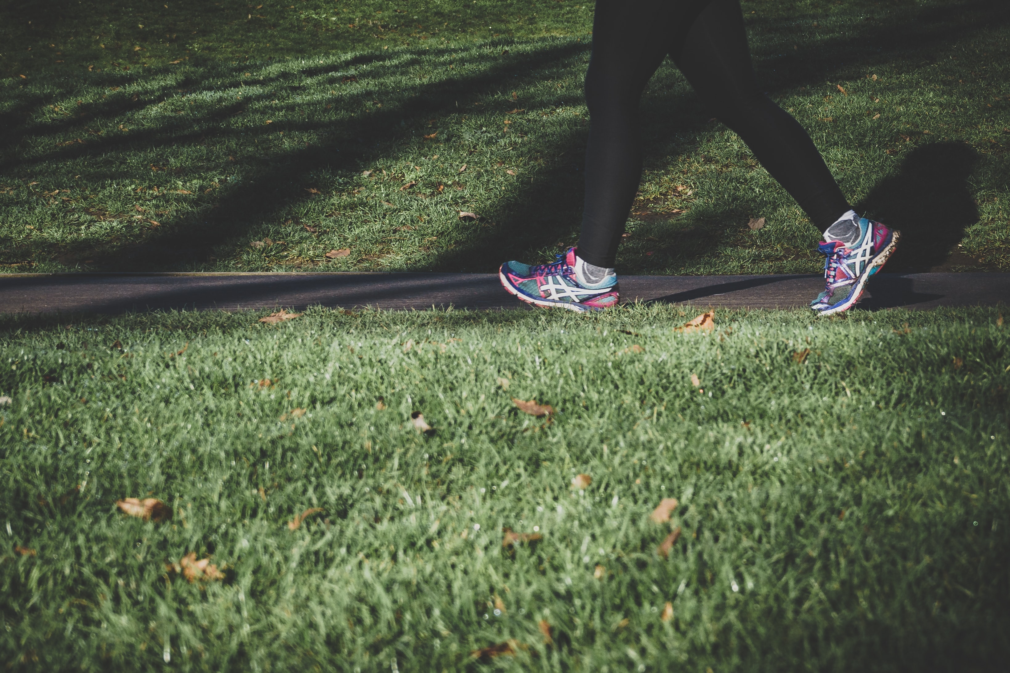 park walking