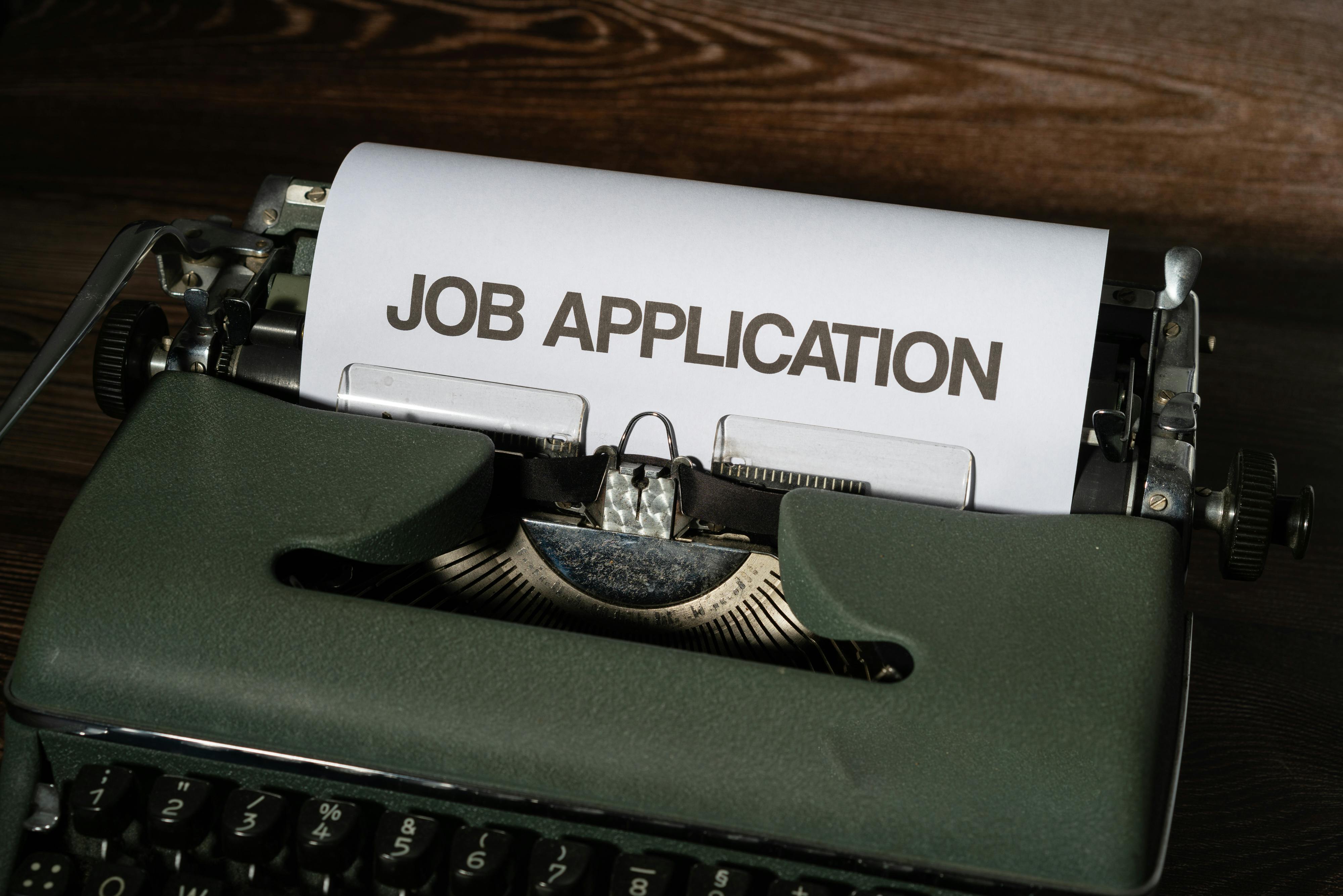 Typewriter - Job application