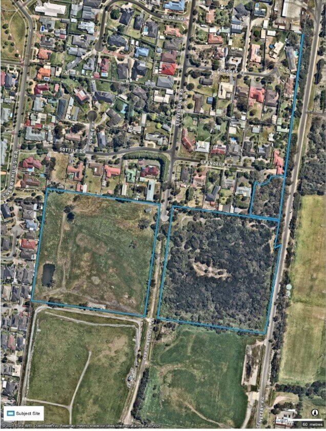 Map of the zone.