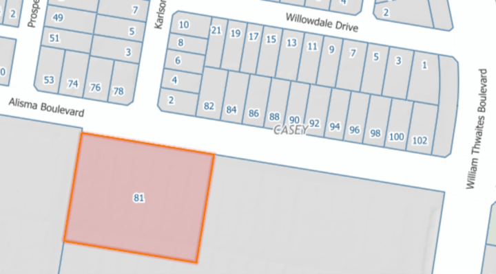 NOTICE OF ACQUISITION OF LAND; 81 Alisma Boulevard, Cranbourne East
