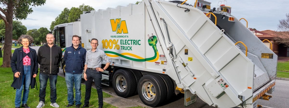 EV hard waste truck 