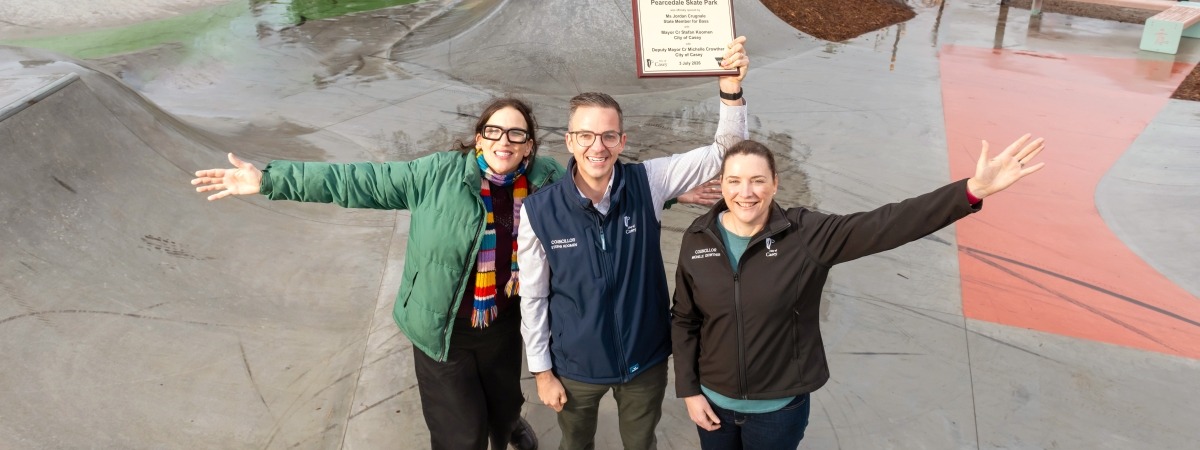 Pearcedale playground skate park opening