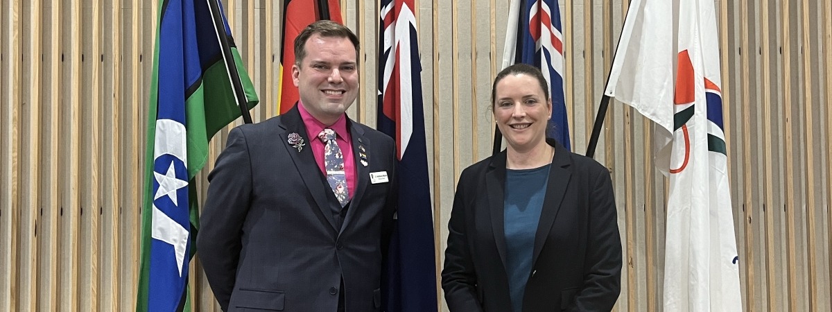 Cr Michelle Crowther and Cr Anthony Walter