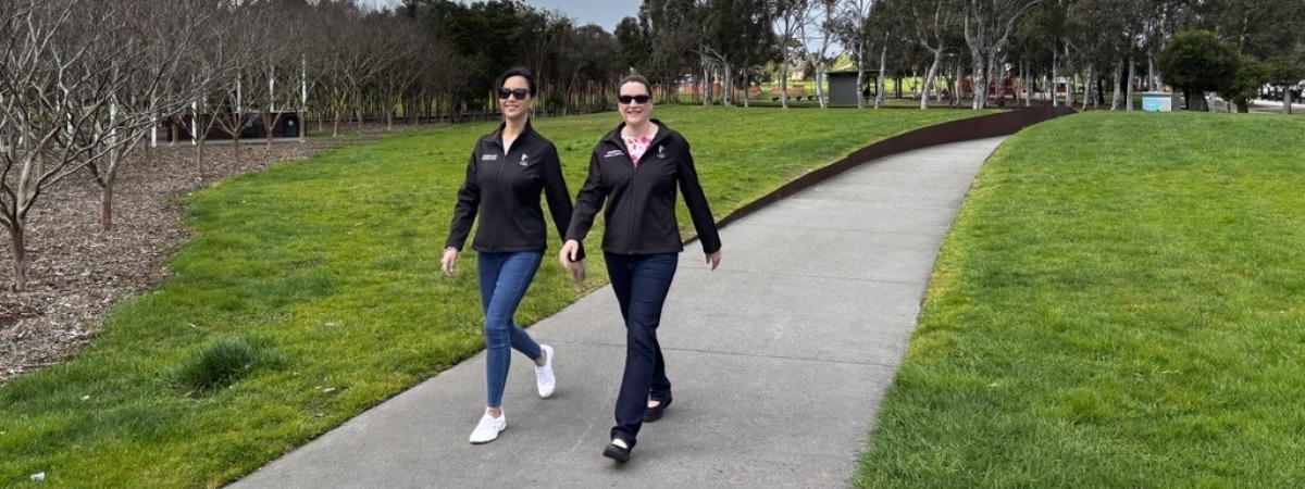 Councillors walk for Walktober