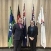 Cr Michelle Crowther and Cr Anthony Walter