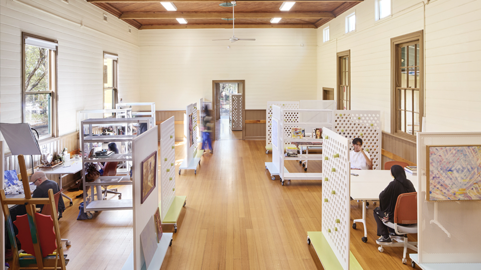 Image: Emerging Artist Hub, Narre Warren. Photo: Christine Francis