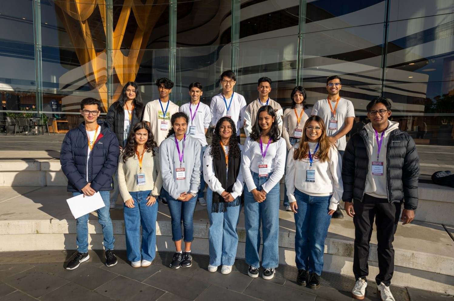 youth action committee standing outside bunjil